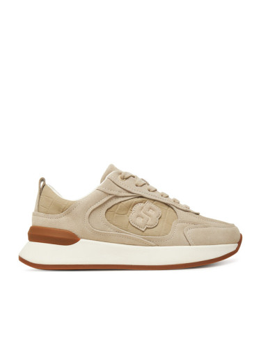 BOSS Сникърси B Icon Runn Crcsd 50548354 Бежов