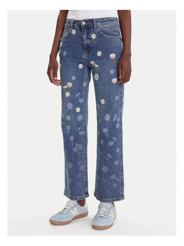 Desigual Дънки Daisys 25WWDD16 Син Straight Fit