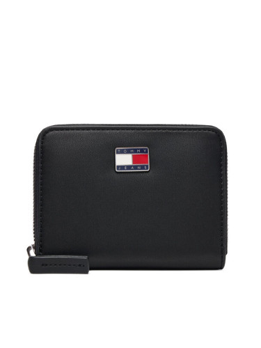 Tommy Jeans Портфейл Tjw Cool Med Za AW0AW18031 Черен