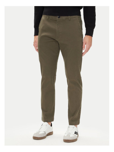 BOSS Чино панталони Sanderson-L-2 50542986 Зелен Regular Fit