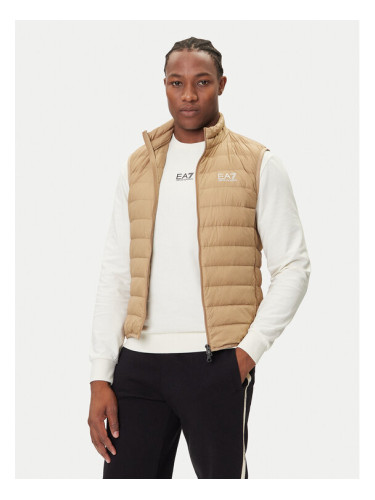 EA7 Emporio Armani Елек 8NPQ06 PNGPZ U6171 Бежов Regular Fit