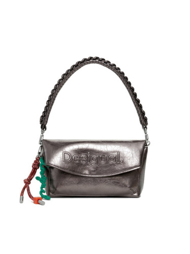 Desigual Дамска чанта Half Logo Trokel 25WAXPAQ Кафяв