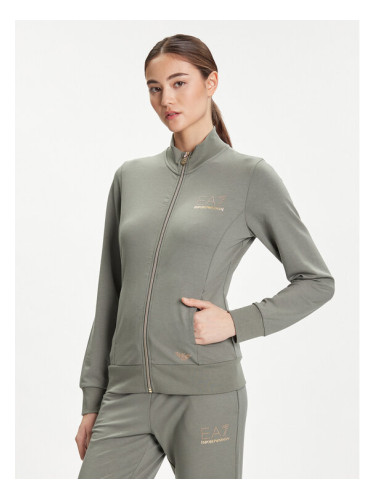 EA7 Emporio Armani Суитшърт 8NTM43 TJ9RZ U8142 Зелен Regular Fit