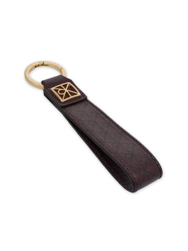 Calvin Klein Ключодържател Emblem Aop Key Fob LV04F1099G Бордо