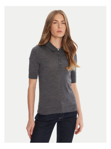 BOSS Пуловер Fidenka 50545015 Сив Regular Fit