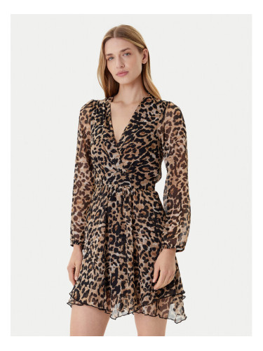 Morgan Ежедневна рокля 252-RLION Кафяв Regular Fit