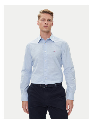 Tommy Hilfiger Риза MW0MW39438 Светлосиньо Regular Fit