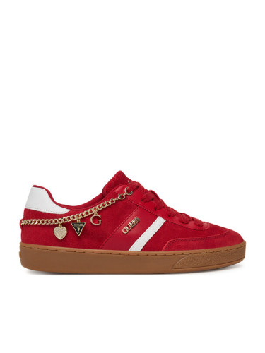 Guess Сникърси FLTNAO SUE12 Червен
