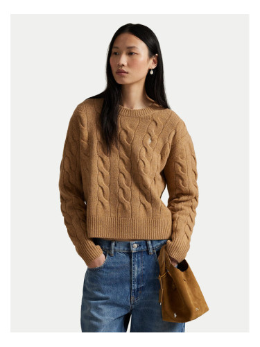 Polo Ralph Lauren Пуловер 211A91216005 Бежов Straight Fit
