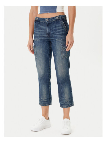 Guess Дънки W5YA2D D5R0D Тъмносин Straight Leg