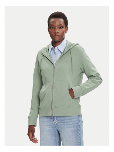 Gant Суитшърт Shield 4201412 Зелен Regular Fit