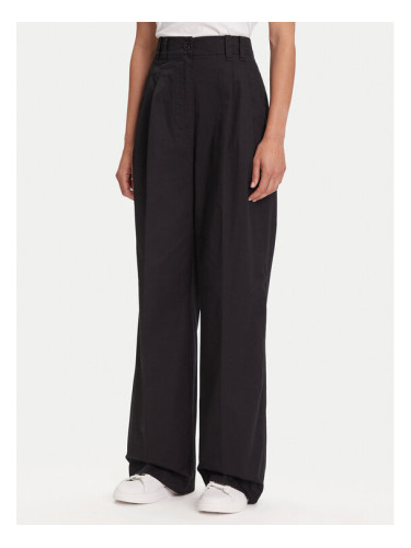 Marc O'Polo Текстилни панталони 506 0341 10105 Черен Loose Fit