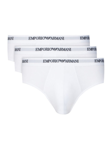 Emporio Armani Underwear Комплект 3 чифта слипове EM000258 AF14132 M0066 Бял