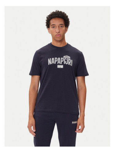 Napapijri Тишърт S-Funes Ss NP0A88UA Тъмносин Regular Fit