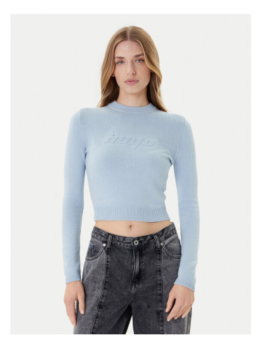 HUGO Пуловер Sblog_B 50543054 Светлосиньо Slim Fit