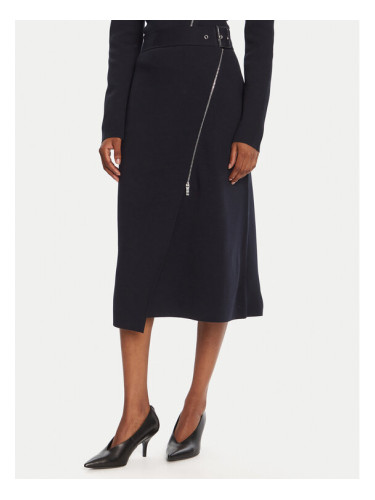 BOSS Миди пола Feliora 50542878 Тъмносин Regular Fit