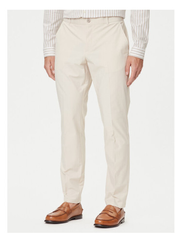 Guess Текстилни панталони M4YB01 WG9Z2 Екрю Regular Fit