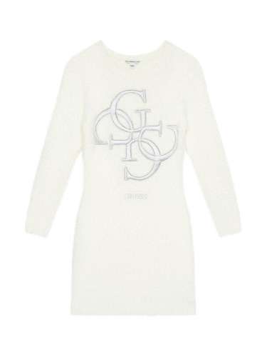 Guess Плетена рокля J5BK08 Z0720 Екрю Regular Fit
