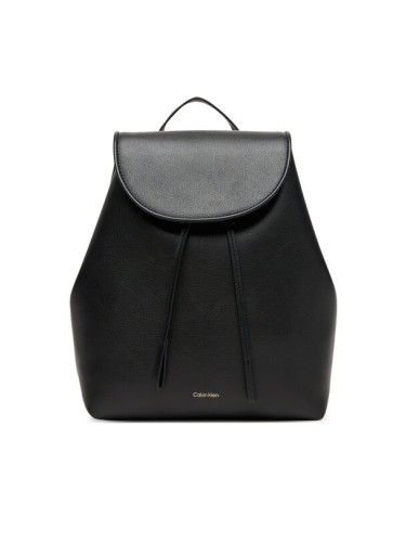 Calvin Klein Раница Foil Logo Flap Backpack LV04F3297G Черен