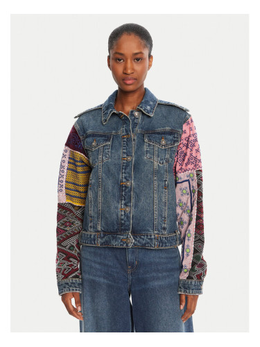Desigual Дънково яке Etnic 25WWED14 Цветен Regular Fit