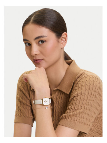 U.S. Polo Assn. Комплект часовник и гривна Keira USP6396TW Бял