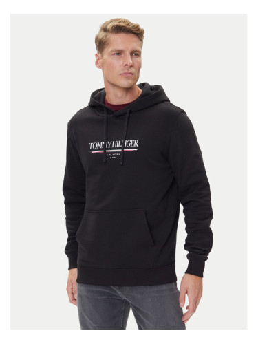 Tommy Hilfiger Суитшърт Brand Love MW0MW40534 Черен Regular Fit