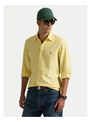 Polo Ralph Lauren Риза 710795462004 Жълт Custom Fit