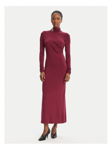Simona Corsellini Официална рокля A25CPAB00601 Бордо Slim Fit