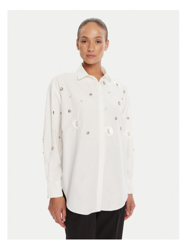 Bruuns Bazaar Риза Chrisoula Beia BBW4201 Бял Loose Fit