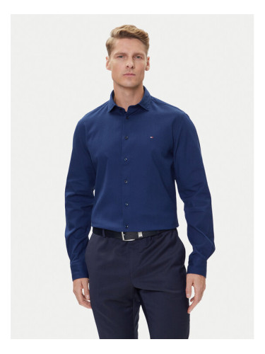 Tommy Hilfiger Риза MW0MW39573 Тъмносин Slim Fit