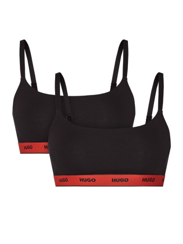 HUGO Комплект 2 сутиен-топове Twin 50545691 Черен