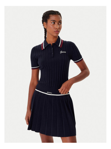 Guess Пуловер V5BP04 Z1152 Тъмносин Regular Fit