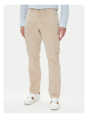 Tommy Hilfiger Текстилни панталони Denton MW0MW39695 Бежов Straight Fit
