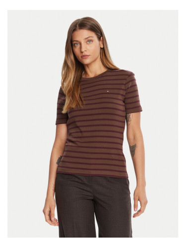 Tommy Hilfiger Тишърт New Cody WW0WW40587 Кафяв Slim Fit