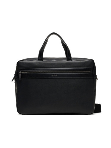 Calvin Klein Чанта за лаптоп Zip Commuter Bag LV04D3263G Черен
