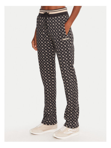 Guess Долнище анцуг V5YB20 KB212 Черен Regular Fit