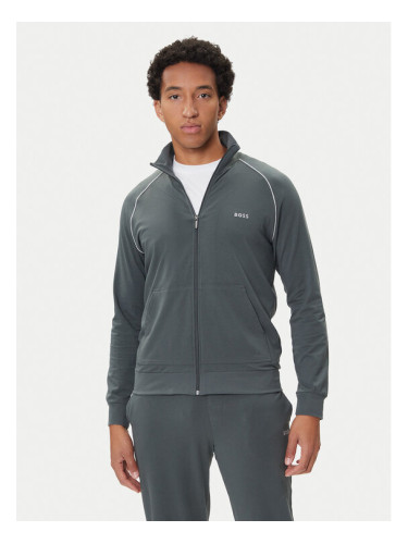 BOSS Суитшърт Mix&Match 50515307 Зелен Regular Fit