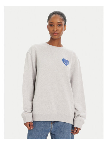 HUGO Суитшърт 50545052 Сив Oversize