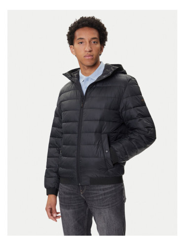 BOSS Преходно яке Odenis 50543616 Черен Regular Fit