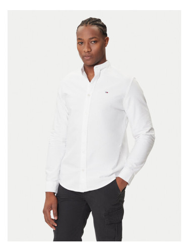 Tommy Jeans Риза Essential DM0DM21690 Бял Regular Fit