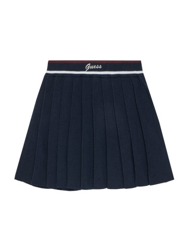 Guess Плисирана пола J5BD16 Z1152 Тъмносин Regular Fit