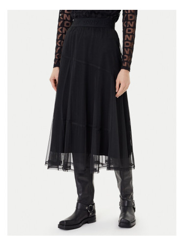 DKNY Миди пола P5GG7CMD Черен Regular Fit