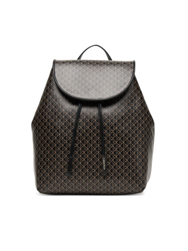 Calvin Klein Раница Emblem Aop Flap Backpack LV04F3271G Черен