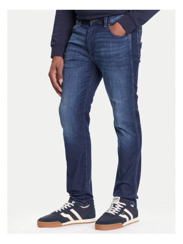 Wrangler Дънки Larston 112372934 Тъмносин Slim Fit