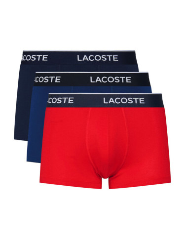 Lacoste Комплект 3 чифта боксерки 5H1300 Цветен