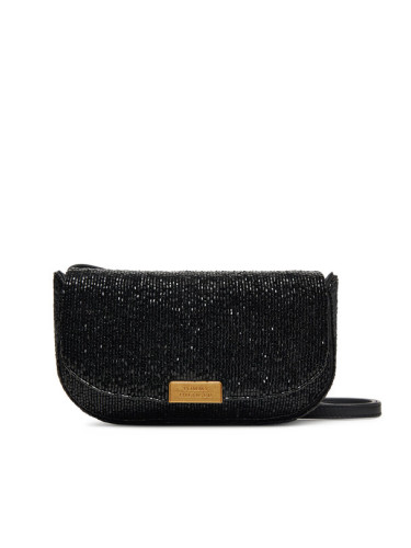 Tommy Hilfiger Дамска чанта Party Le Mini Crossover Beaded AW0AW17940 Черен