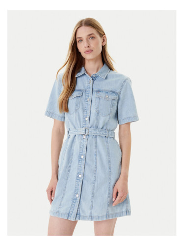 Tommy Jeans Дънкова рокля DW0DW21168 Син Regular Fit