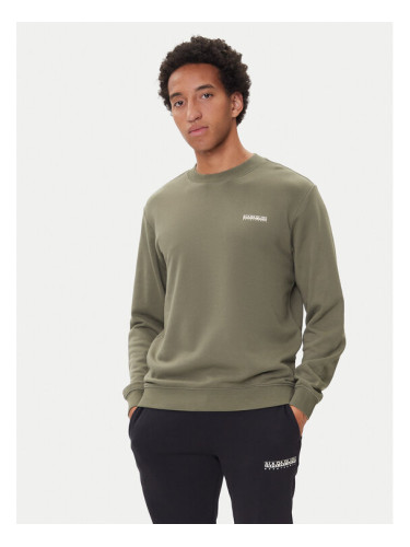 Napapijri Суитшърт B-Small Box C NP0A88TP Каки Relaxed Fit