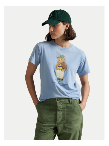 Polo Ralph Lauren Тишърт 211971730001 Светлосиньо Relaxed Fit