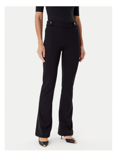 Guess Текстилни панталони W5YB0I KCMU2 Черен Regular Fit